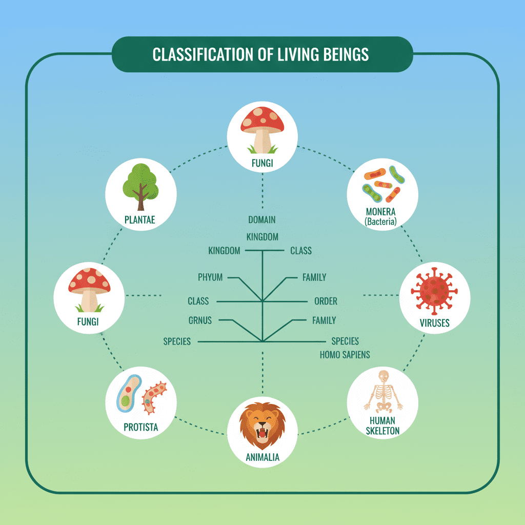 Classification of living